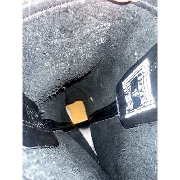 Frye Black Leather Heeled Boots - Picture 8 of 11